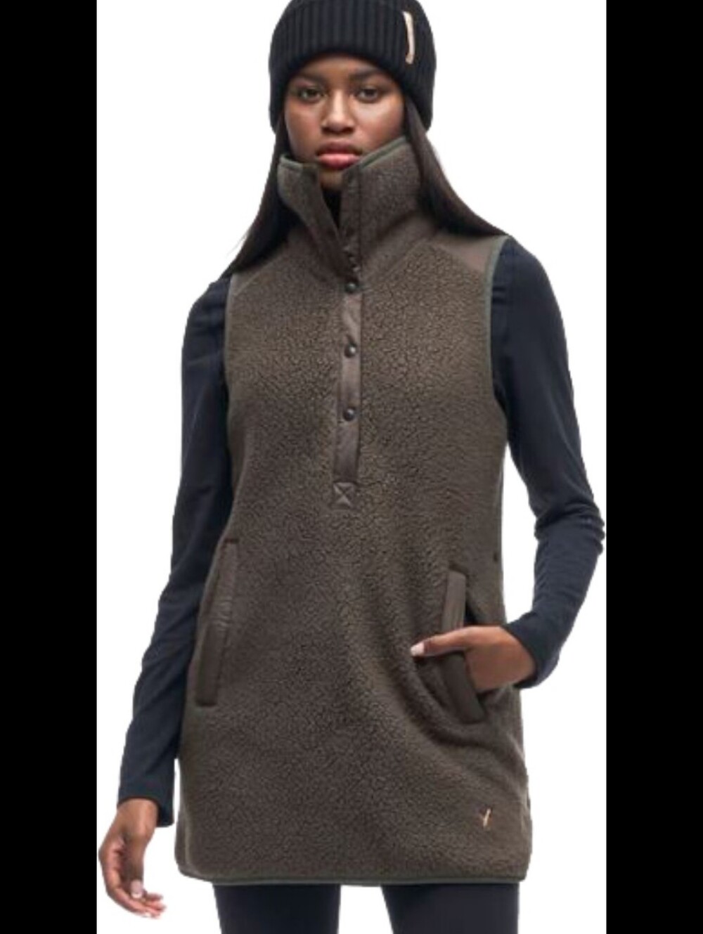 Indyeva Pecora Tunic Fleece Polartec Vest Size Small